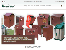 Tablet Screenshot of bearsaver.com